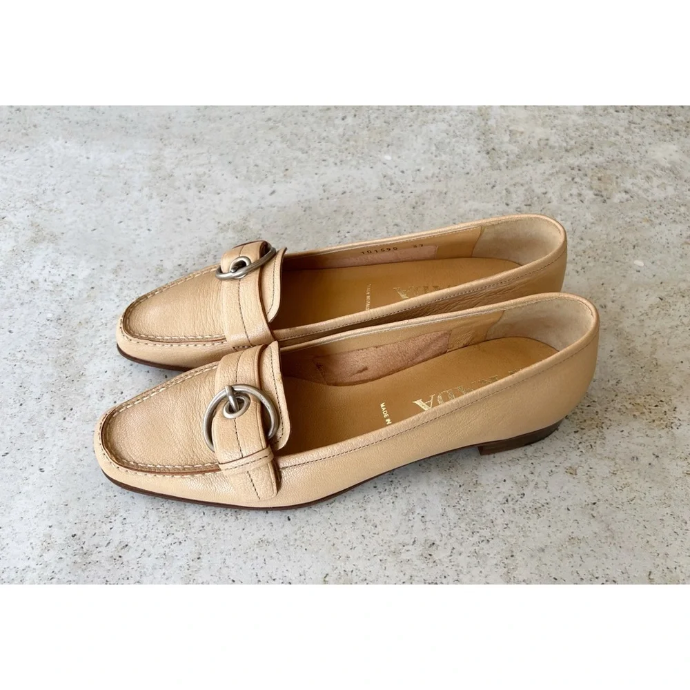 PRADA Women’s Leather Loafers size 37 EU - Picture 5 of 10